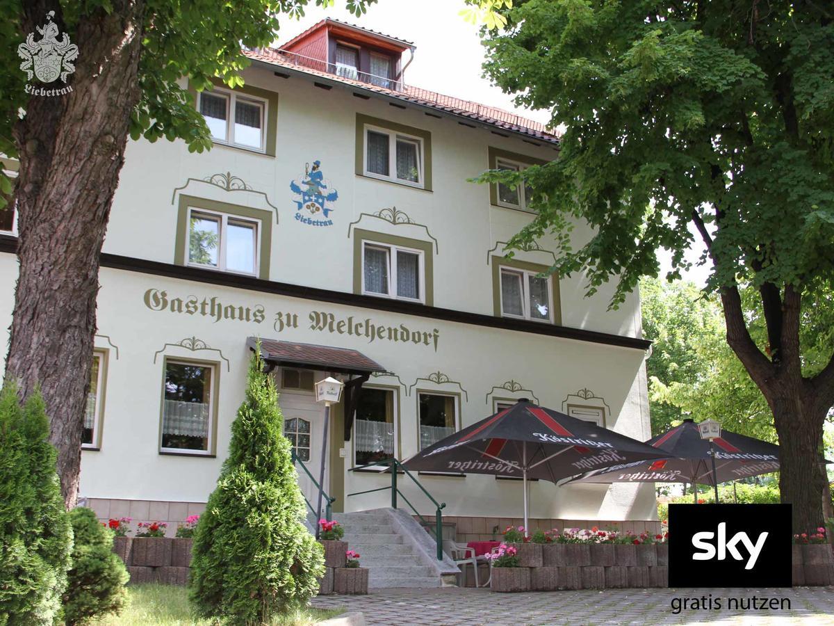 Hotel Garni Melchendorf Erfurt Exterior foto